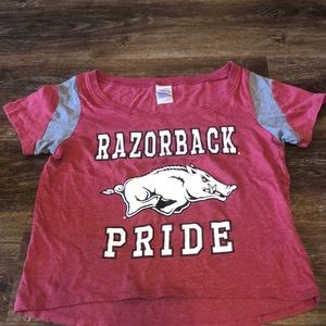 Creative Apparel Razorback Pride Crop Top